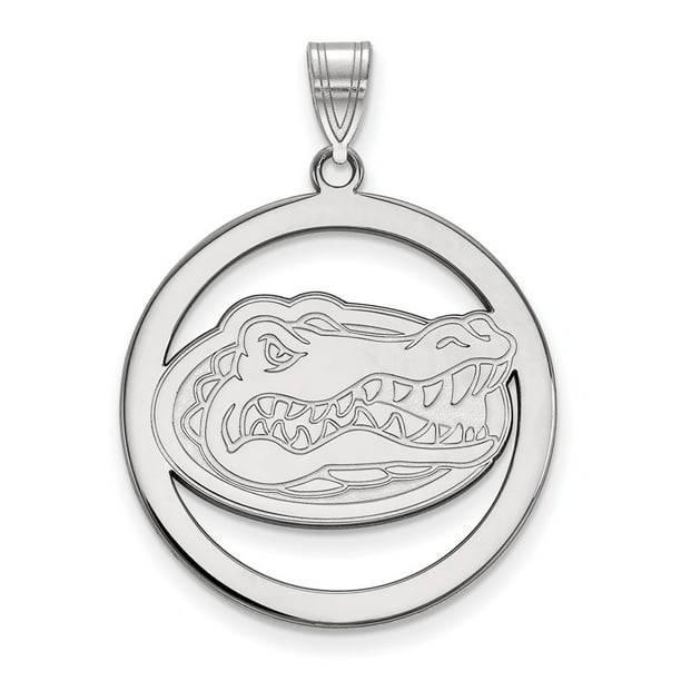 26mm x 29mm Solid 925 Sterling Silver Official University of Florida Large Pendant Charm 26mm x 29mm Solid 925 Sterling Silver Official University of Florida Large Pendant Charm
